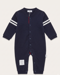 Thom Browne Babies - Navy Blue Stripe Infant Romper