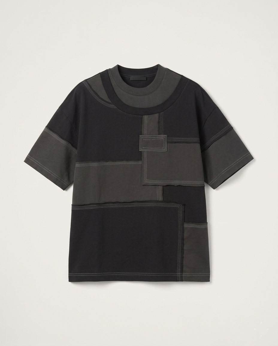 PRADA - Reconstruction Deconstructed Patchwork T-Shirt