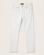 Loro Piana - White Straight Leg Denim Jeans