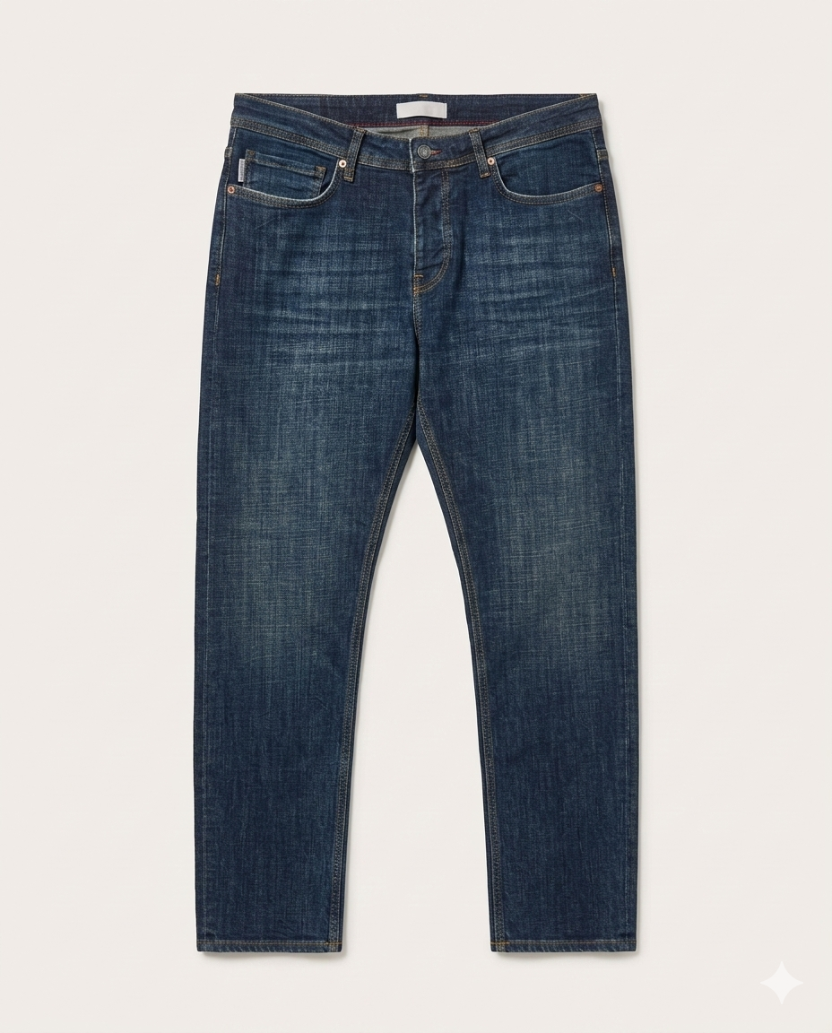 Valentino - Vintage Wash Five-Pocket Denim Jeans — Classic Blue