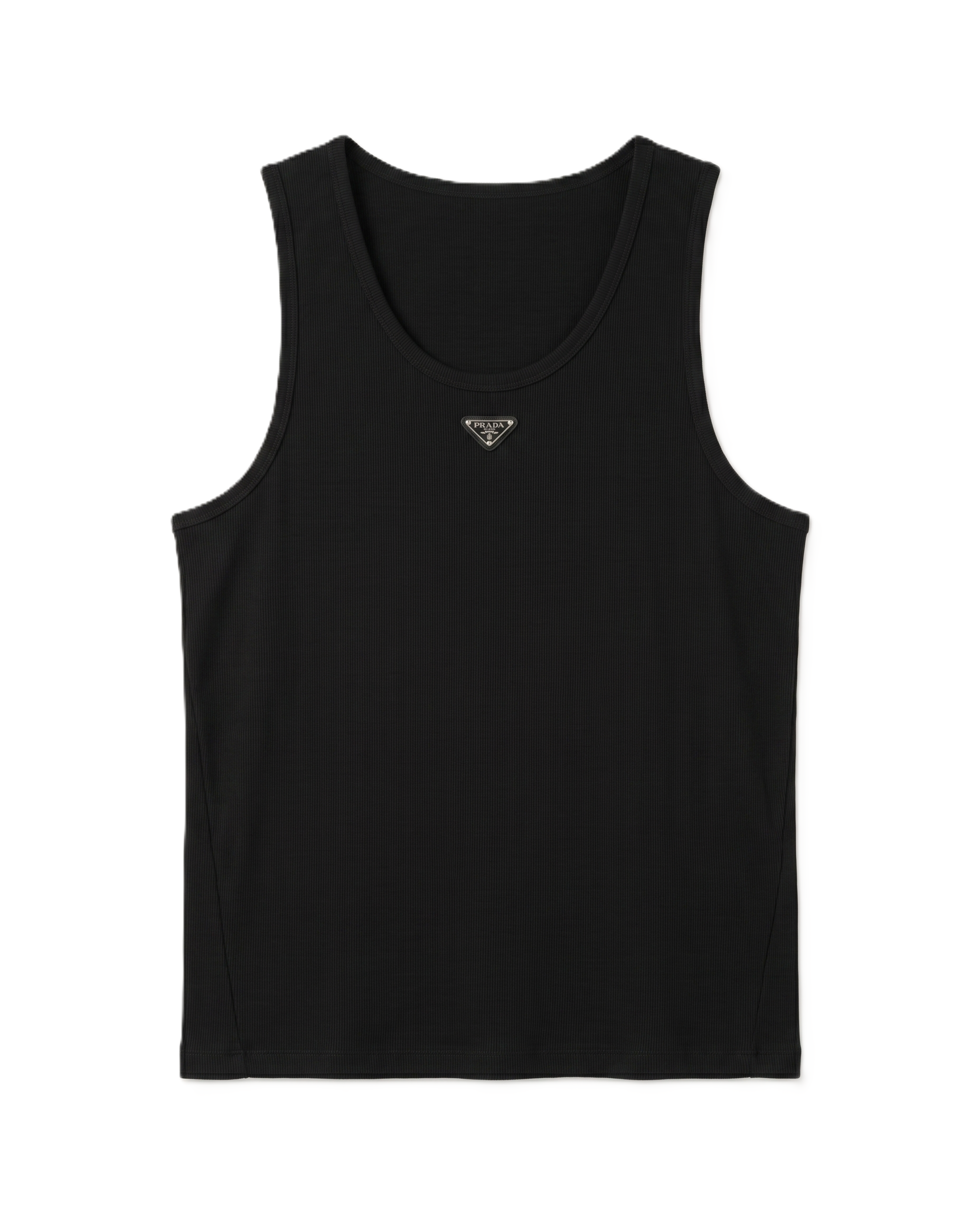 Prada - Ribbed Cotton Tank Top