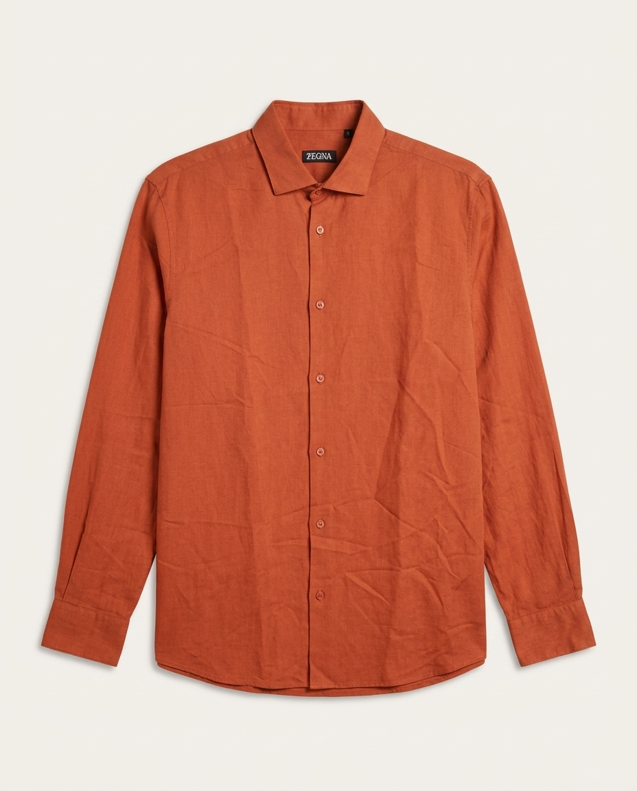 Zegna - Oasi Linen Long-Sleeved Shirt