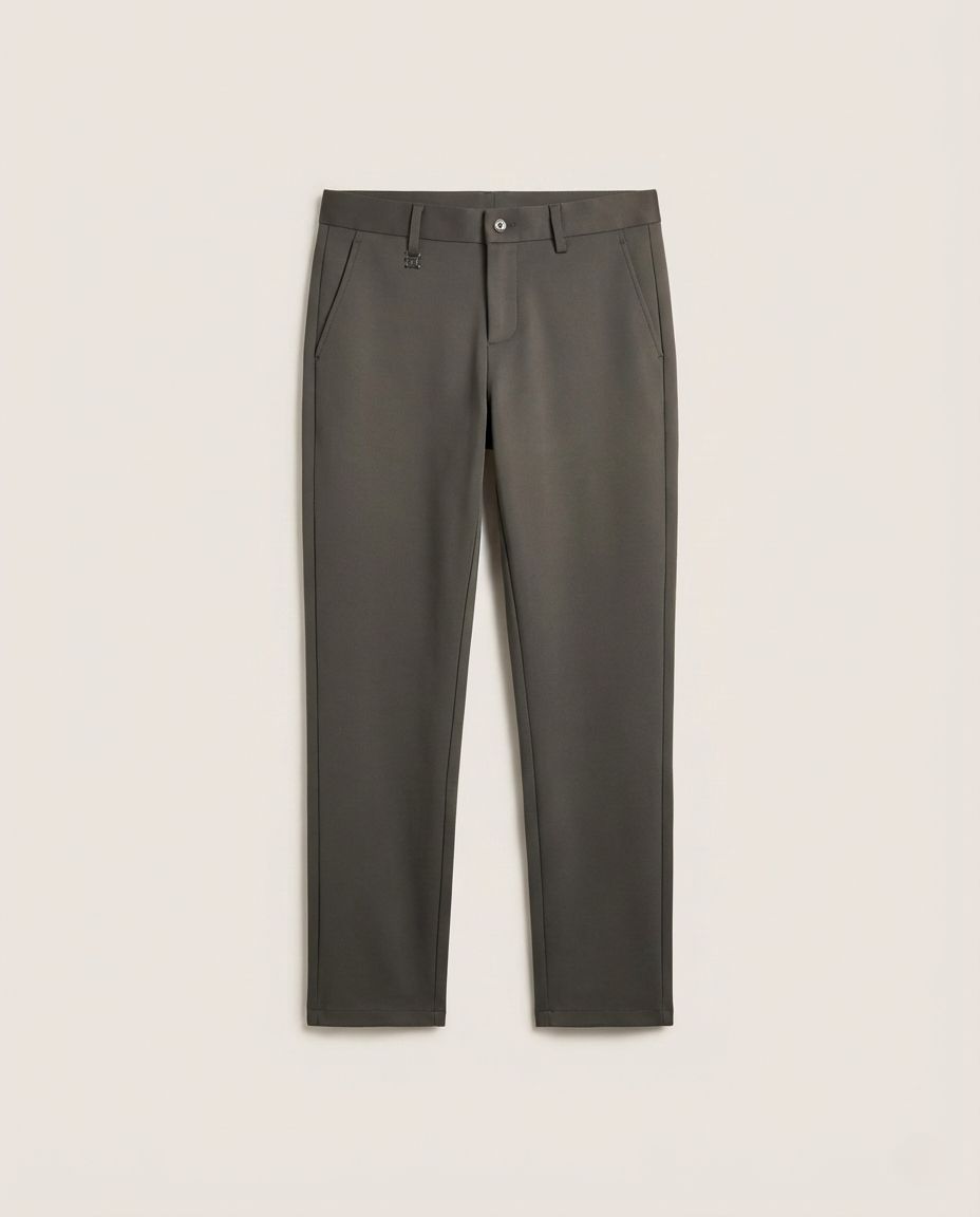Burberry Olive Tailored Slim-Fit Trousers