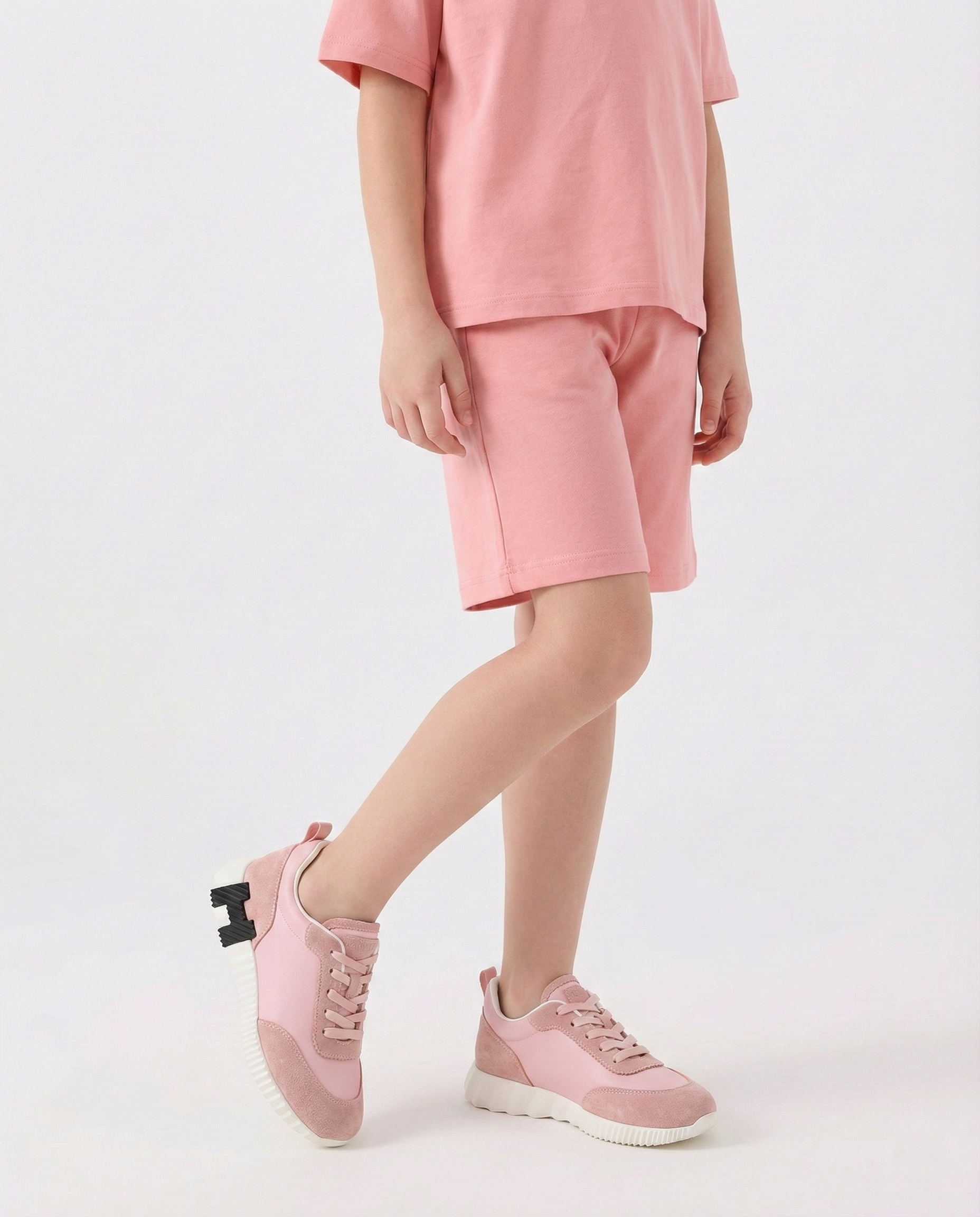 Hermes - Bouncing Sneakers – Rose/Pink Suede & Leather Mix