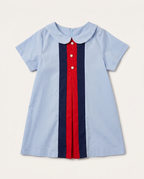 Gucci Kids - Peter Pan Collar Dress - Light Blue