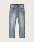 Emporio Armani - Straight-Leg Denim Light Wash Jeans