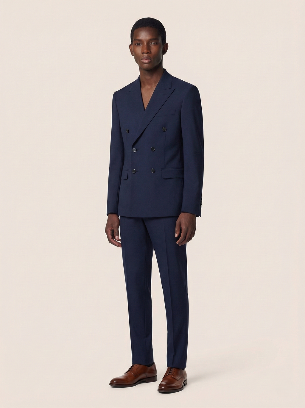 Dolce & Gabbana - Men's Navy Double-Breasted Suit