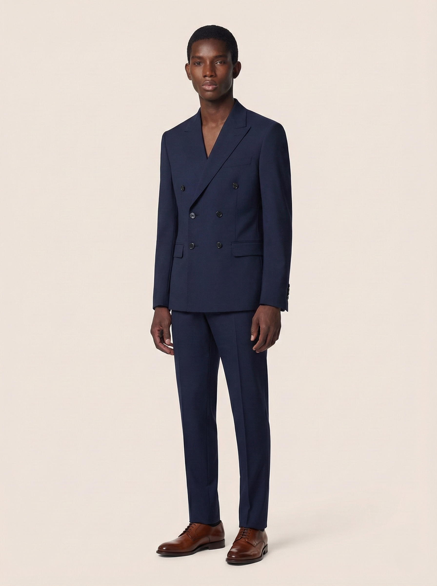 Dolce & Gabbana - Men's Navy Double-Breasted Suit