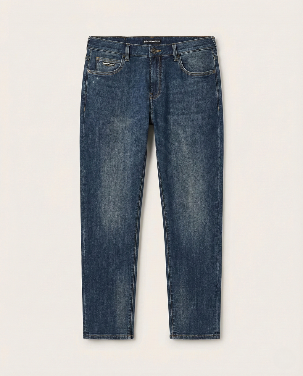 Emporio Armani - Men's Slim Tapered Dark Wash Denim Jeans