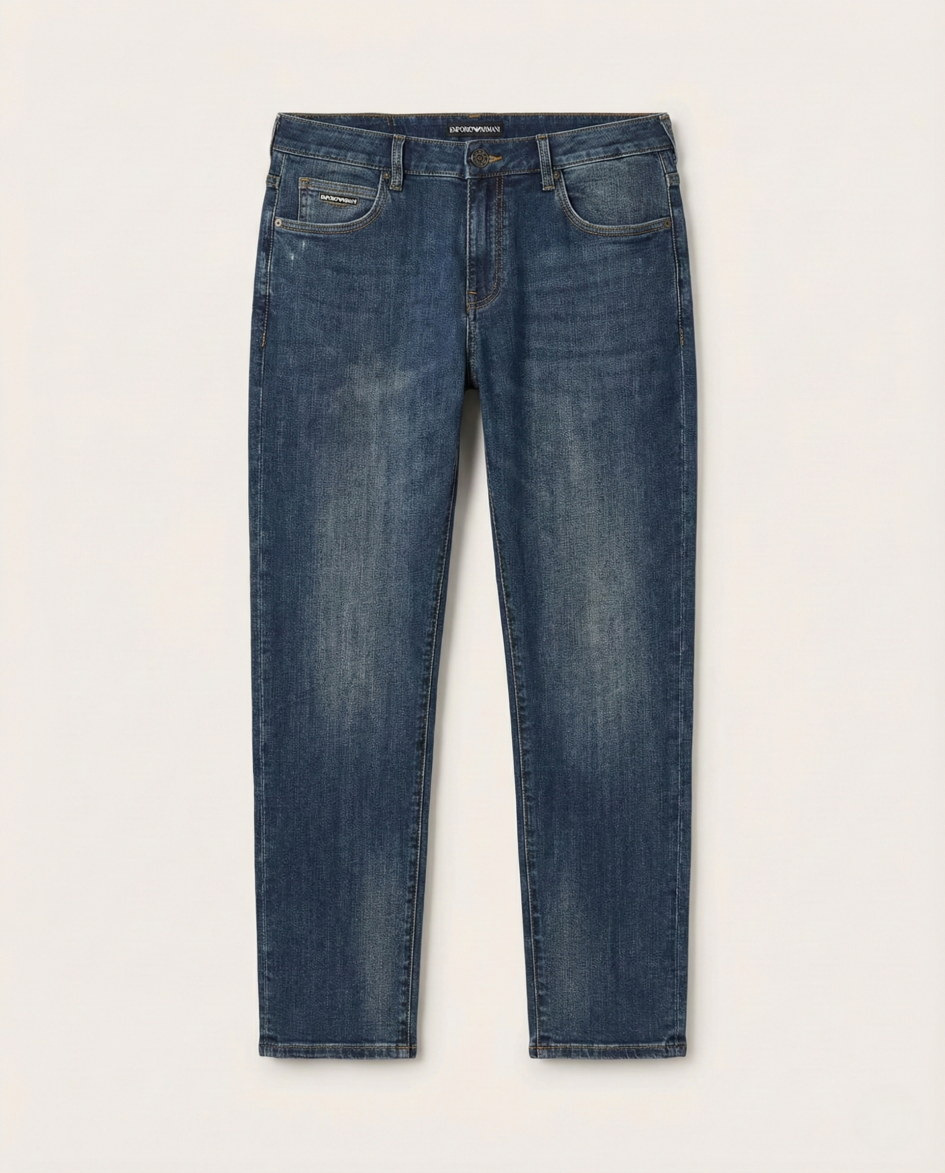 Emporio Armani - Men's Slim Tapered Dark Wash Denim Jeans