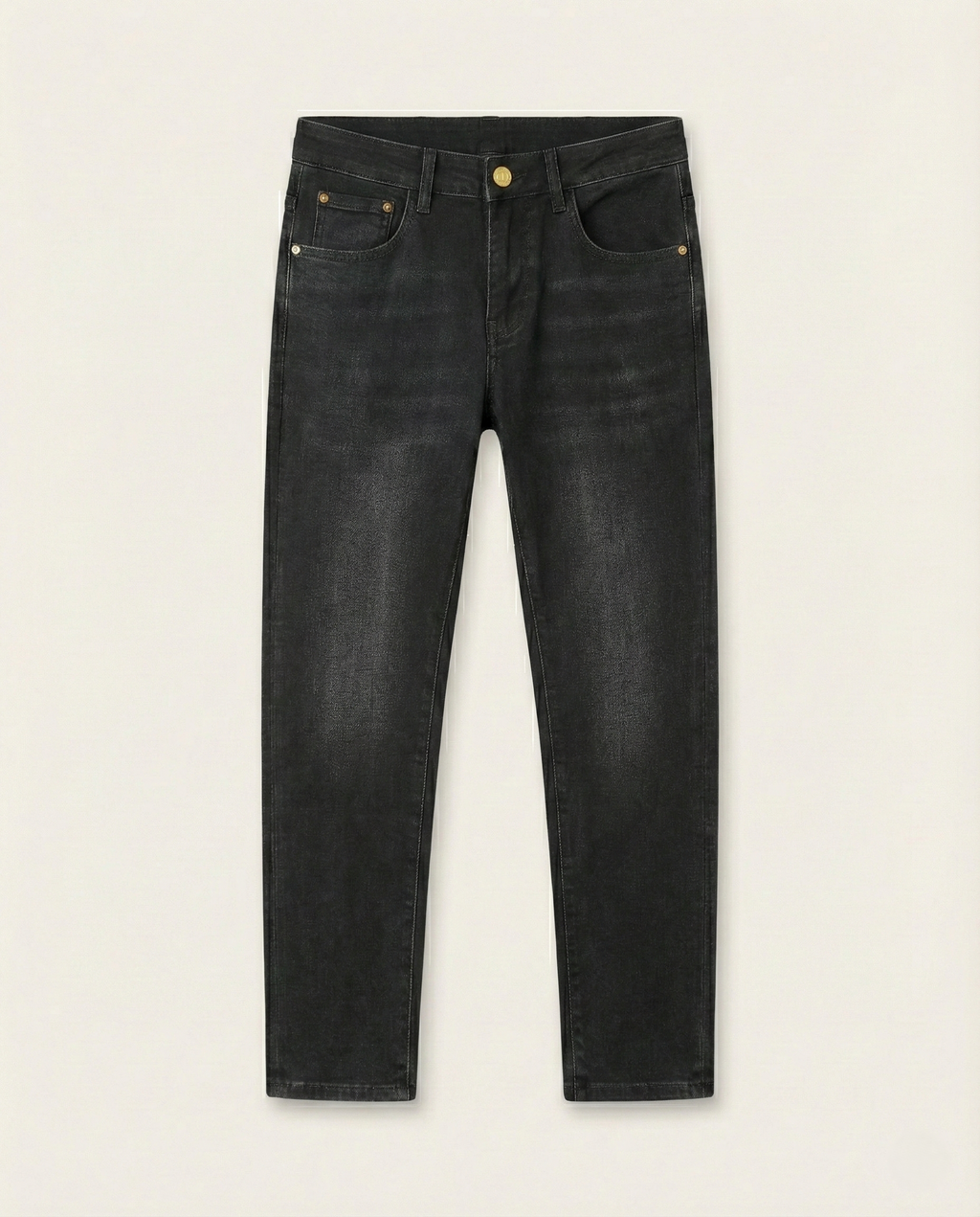 Dior Homme Black Slim-Fit Jeans with Gold Hardware