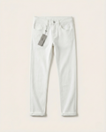 DIOR Slim-Fit White Denim Jeans