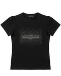 Gucci Kids - Crystal Interlocking G Puff-Sleeve T-Shirt - Black