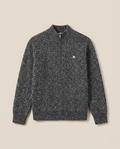 Celine - Grey Half-Zip Knit Sweater