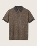 Loro Piana - Mélange Silk & Cotton Knit Polo - Earth Brown