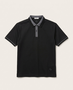 Eleventy - Contrast Collar Piqué Polo Shirt
