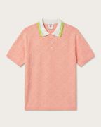 Casablanca -  Monogram Knit Polo Shirt