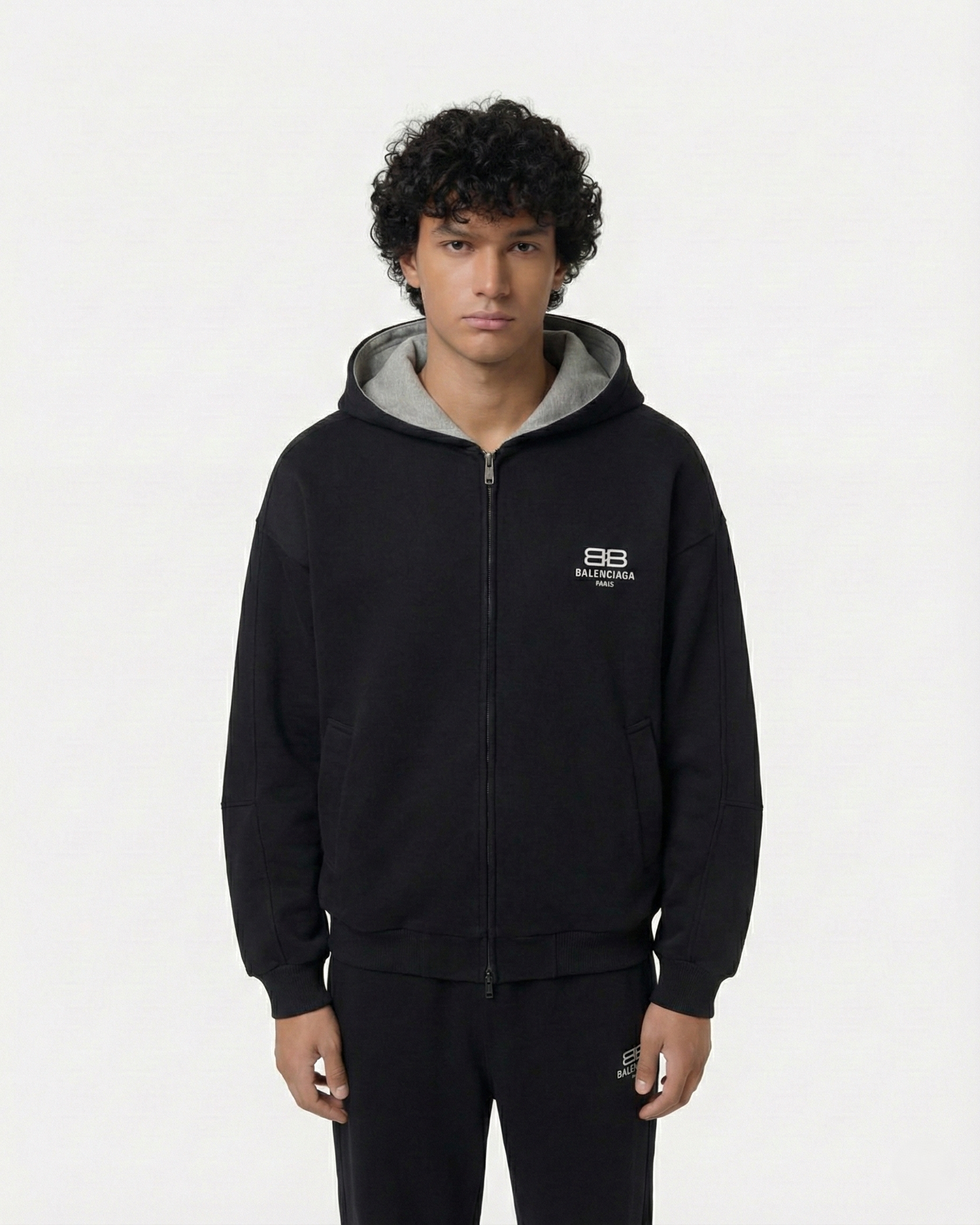 Balenciaga - BB Logo Jacket in Black