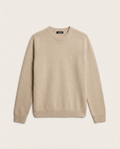 Zegna - Beige Knit Crewneck Sweater