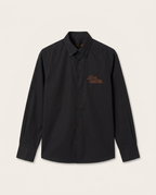 Louis Vuitton - Embroidered Signature Long-Sleeved Shirt in Black