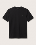 Brioni - Luxury Cotton-Jersey T-Shirt in Midnight Black with Script Logo Cuffs