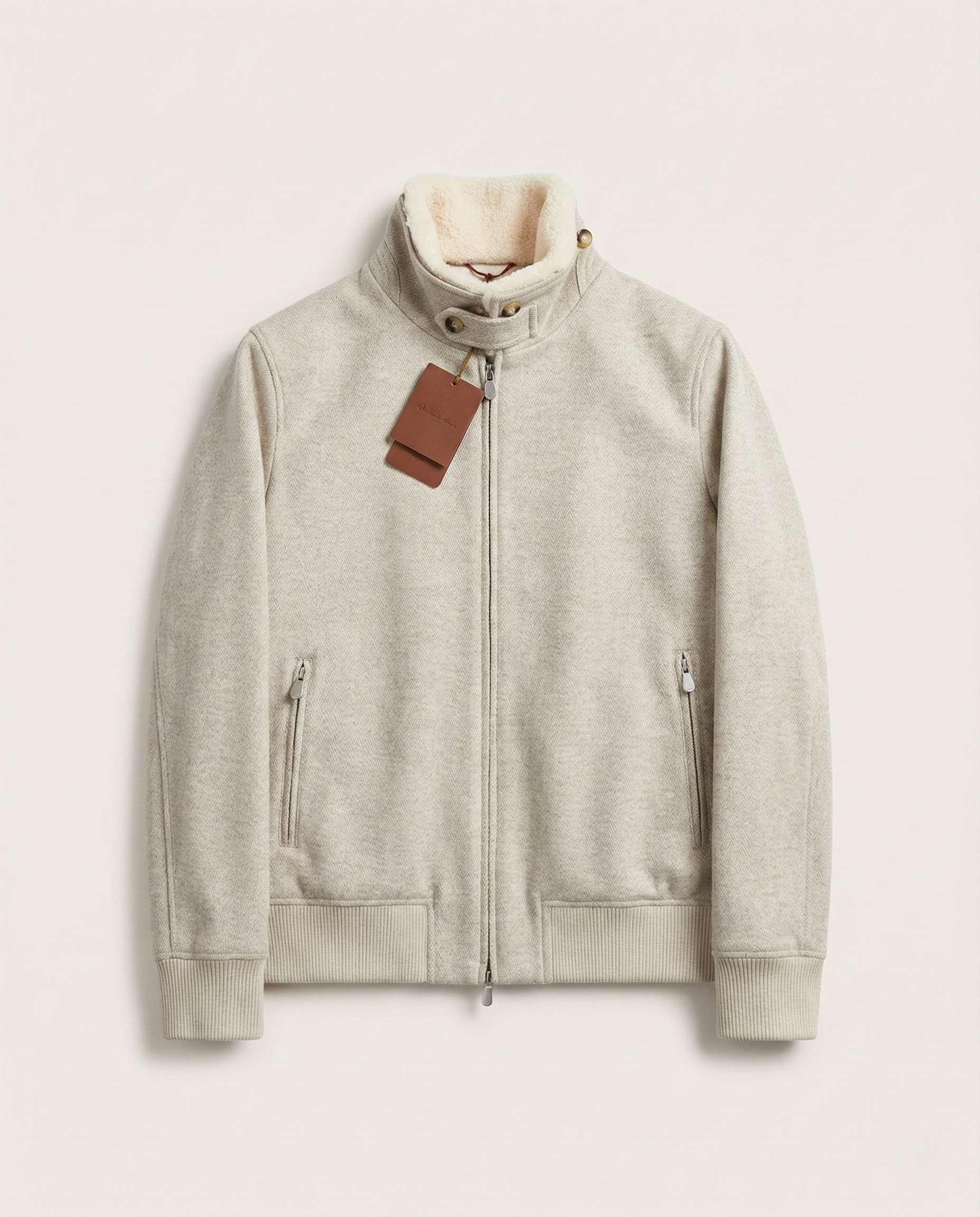 Men's Herringbone Wool-Blend Jacket