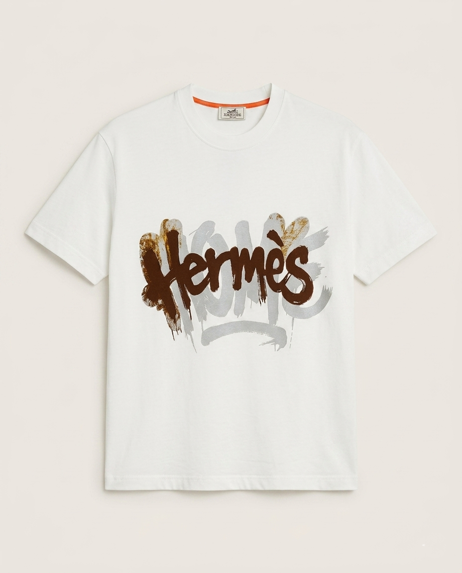 Hermès - Paris H-Logo Piqué Cotton Polo – Classic White