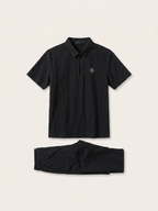 Giorgio Armani - Technical Crinkle-Jersey Polo & Trousers Travel Set