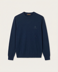 Loro Piana Fine-Gauge Cashmere Crewneck Sweater - Dark Navy