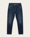 Dolce & Gabbana - Men’s Slim-Fit Distressed Jeans with Gold-Tone Logo Plaque