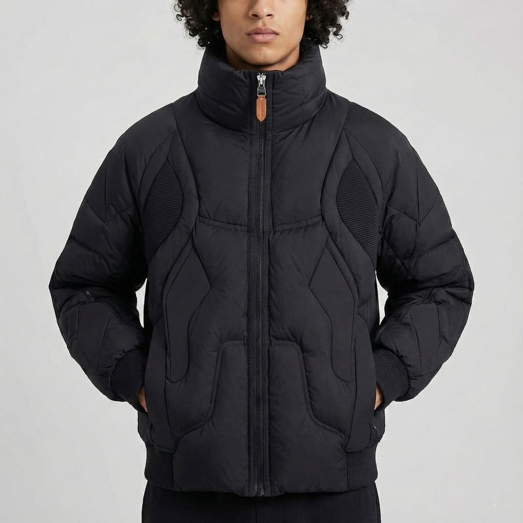 Louis Vuitton Black Monogram Quilted Reversible Puffer Jacket
Description