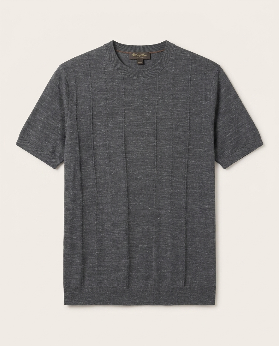 Loro Piana - Vertical-Stripe Knit T-Shirt