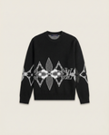 Louis Vuitton Black Oversized Monogram Graphic Knit Sweater