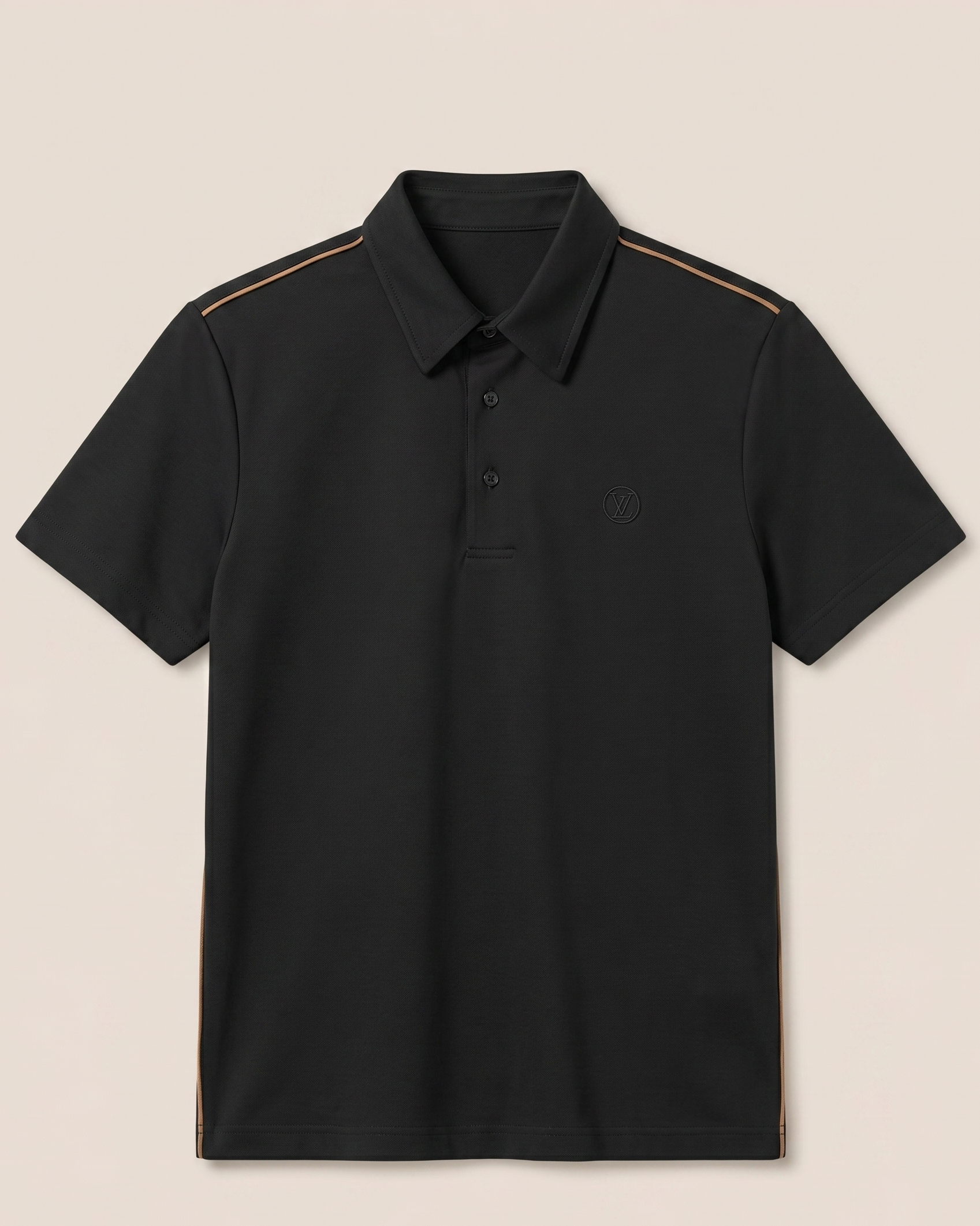 Louis Vuitton - Black Polo T-Shirt