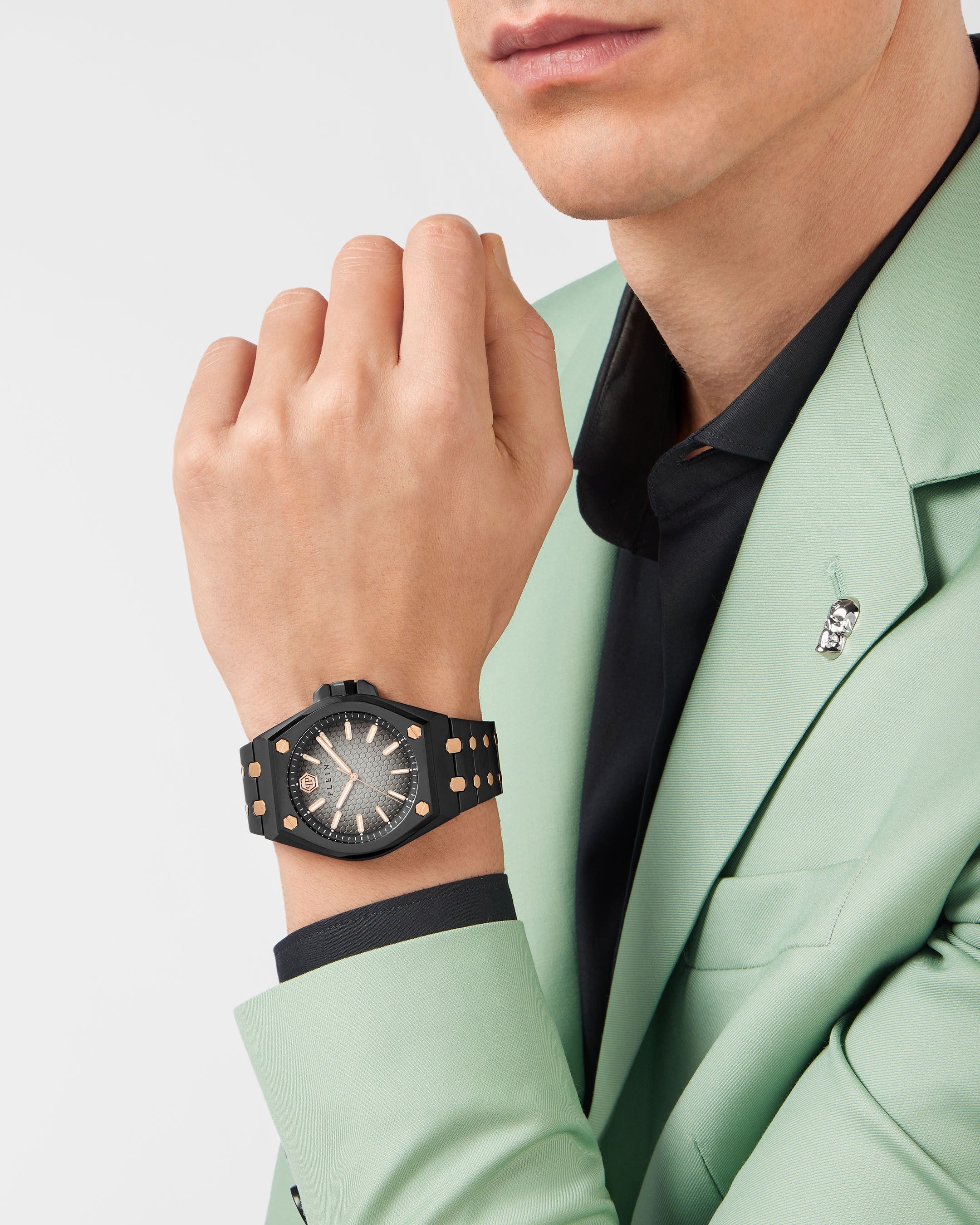 Philipp Plein - Extreme Gent 43mm Men's Watch - Black