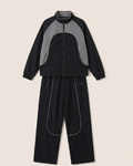 Alo Technical Panel Black Tracksuit Set