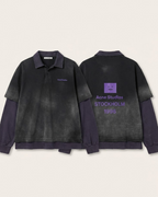 Acne Studios - Faded Layered Polo Shirt with Stockholm 1996 Logo