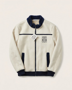 Loewe - Anagram Fleece Bomber Jacket with Sherpa Collar