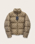 Louis Vuitton - Monogram Stripe Puffer Jacket - Brown