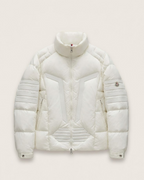 Moncler - White Ribbed Down Puffer Jacket