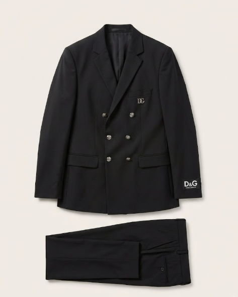 Dolce & Gabbana - Men's Black Double-Breasted Suit