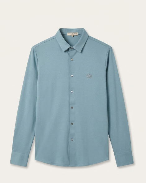 Bottega Veneta - Baby Blue Classic Shirt