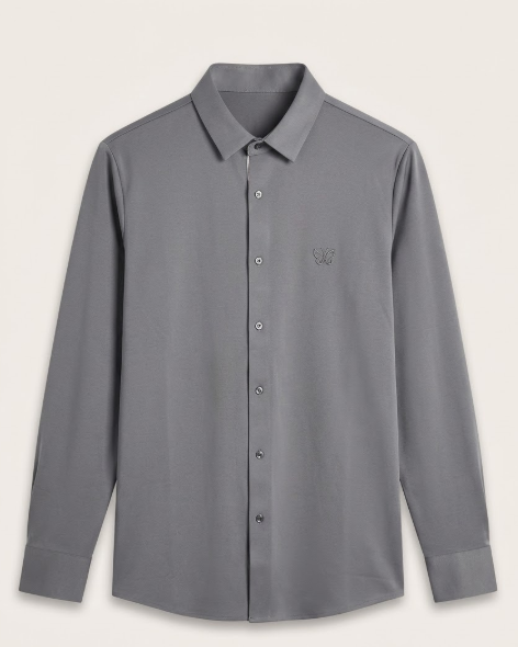 Bottega Veneta - Technical Knit Button-Up Shirt - Grey