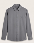 Bottega Veneta - Technical Knit Button-Up Shirt - Grey