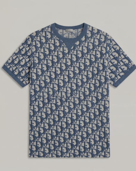 Dior - Oblique Jacquard Short-Sleeve T-Shirt