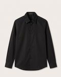 Versace - Men's Black Collar Button-Down Shirt