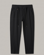 Tom Ford - Black Technical Hybrid Drawstring Track Pants