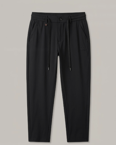 Tom Ford - Black Technical Hybrid Drawstring Track Pants