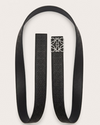 Loewe - Black Monogram Leather Belt