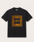 Versace - Gold Baroque Black T-Shirt